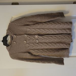 BCBG Maxazria Cable Hood Cardigan